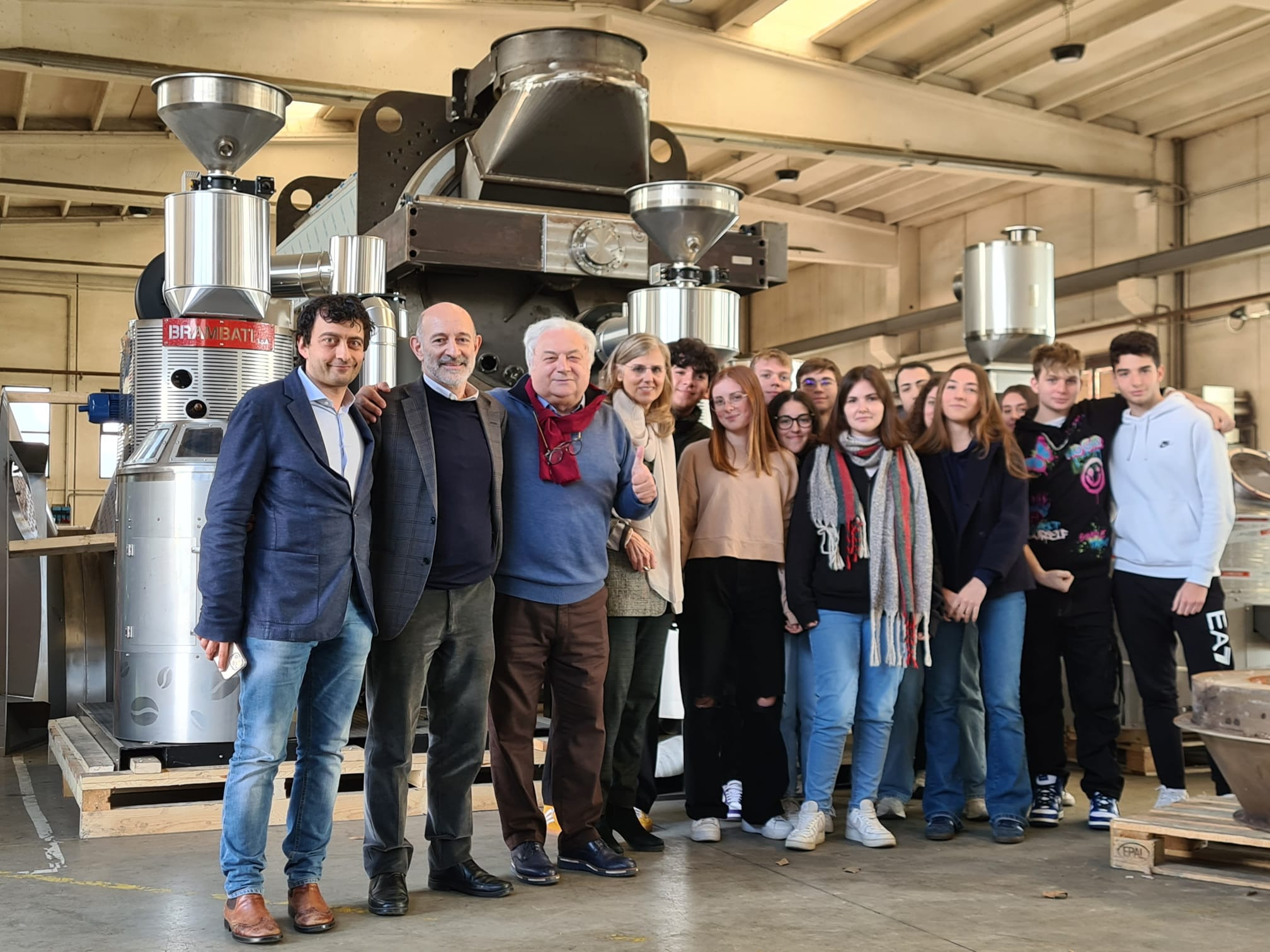 Foto di gruppo degli studenti del corso